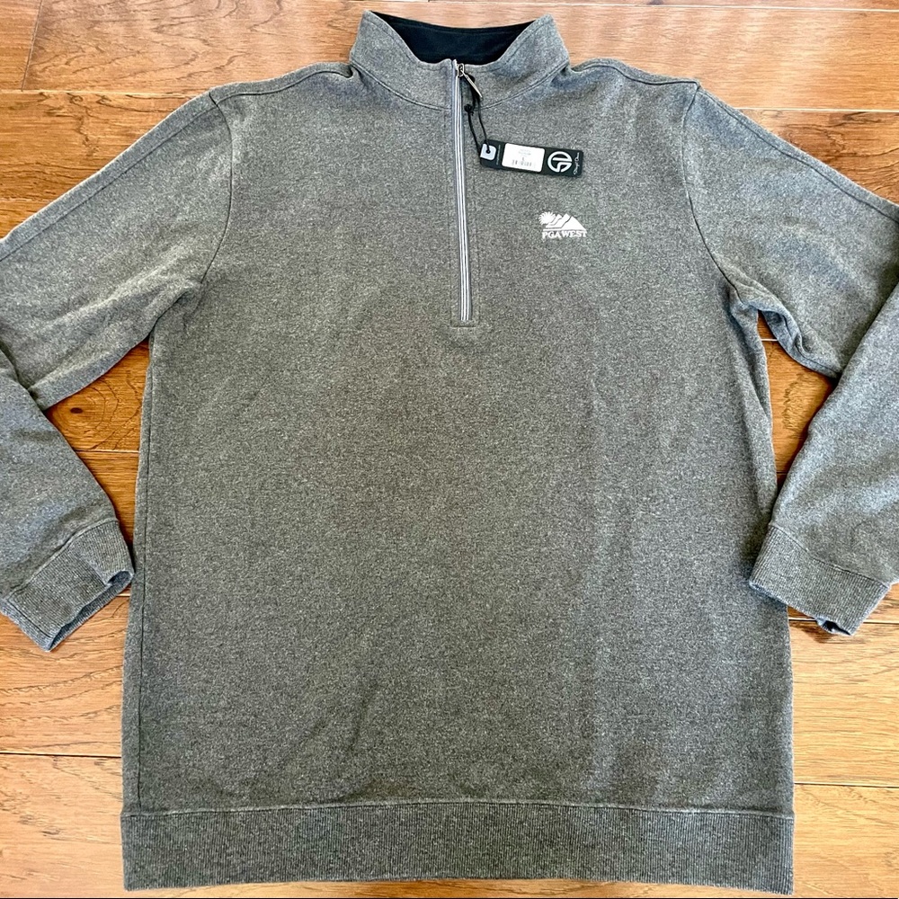 Official PGA West Men’s Quarter Zip Sweater, size L